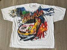 Vintage Chase Authentics Terry Labonte Texas Tornado AOP T-Shirt 1998 Size 2XL