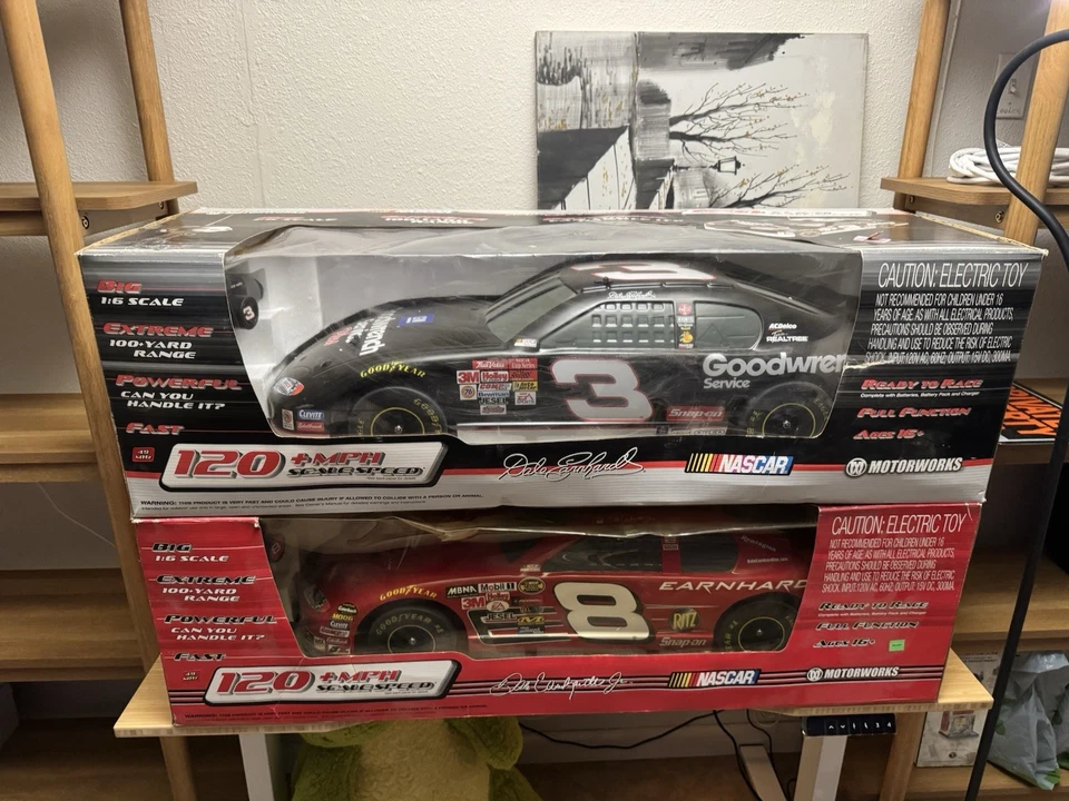 Dale Earnhardt &JR 1:6 scale remote control car, original packaging, never used! - Image 2 of 4