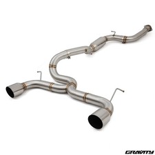 SISTEMA DI SCARICO 3" INOX CAT BACK SPORT RACE PER FORD FOCUS MK2 RS 2.5 09-11