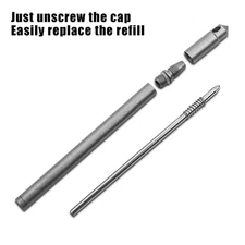 Portable Mini Titanium Pen EDC Gadget Keychain For Outdoor Survival Gadget