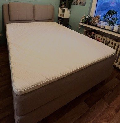 Ikea Nyläget Topper Matratzenauflage weiß 160 x 200cm fast NEU NP 299 