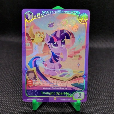 My Little Pony Card Game Twilight Sparkle BP01-SR01 SR Foil 1st Ed EN 2026