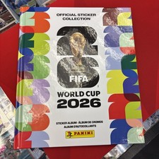 2026 Panini FIFA World Cup Soccer Sticker album Hard Cover Album book empty