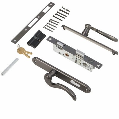 Hth Hthomeprod Solid Brass Lever Handle Mortise Lock Set For Screen/Storm Door