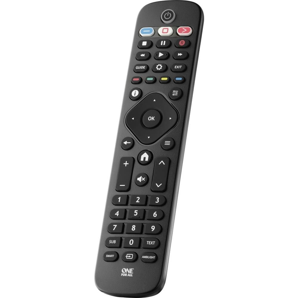 One For All Philips 2.0 Télécommande noir de remplacement Smart TV