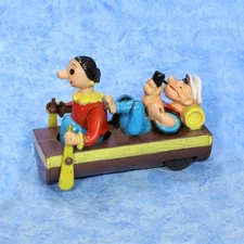 Vintage 1960s POPEYE and OLIVE Row Boat Raft RARE!