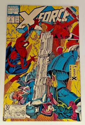 X-Force #4 - 3rd Appearance of Deadpool - High Grade!