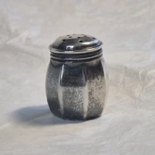 Sterling Silver 1.5 inch Individual Salt or Pepper Shaker Condition Very Fine