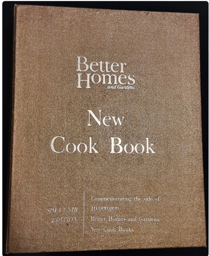 Better Homes and Gardens New Cook Book Edition Year 1965 Recipes 