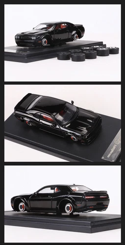 Fine Works FW 1:64 Dodge SRT Hellcat Demon Demon Alloy Car Diecast Model - Picture 13 of 26