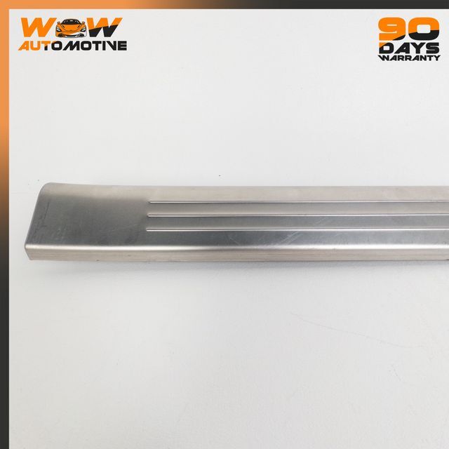 06-19 BENTLEY CONTINENTAL FLYING SPUR FRONT RIGHT DOOR SILL TRIM SCUFF STRIP OEM