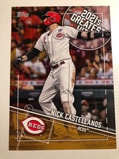 2022 Topps Greatest Hits Jumbo 5x7 /10 Nick Castellanos Reds 21GH-3