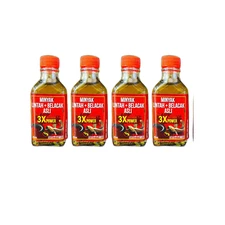 4X Triple Power Leech With Mud Skipper Oil Organic Long Delay Big Strong Enlarge