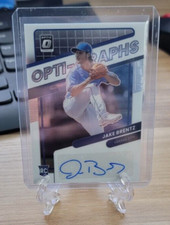 2022 Donruss Optic Baseball Jake Brentz Optigraphs Auto OG-JB Kansas City Royals