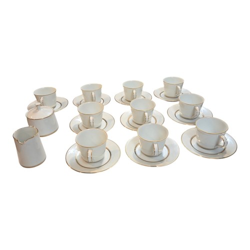 10 Noritake Gloria 6526 Cup & Saucer Set with Creamer & Sugar Cup Made in Japan - Picture 4 of 8