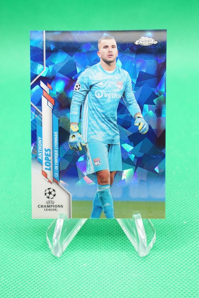 (2 Cards) 2019-20 Topps Chrome Sapphire UEFA Base #80 Anthony Lopes CDW - Image 3 of 4