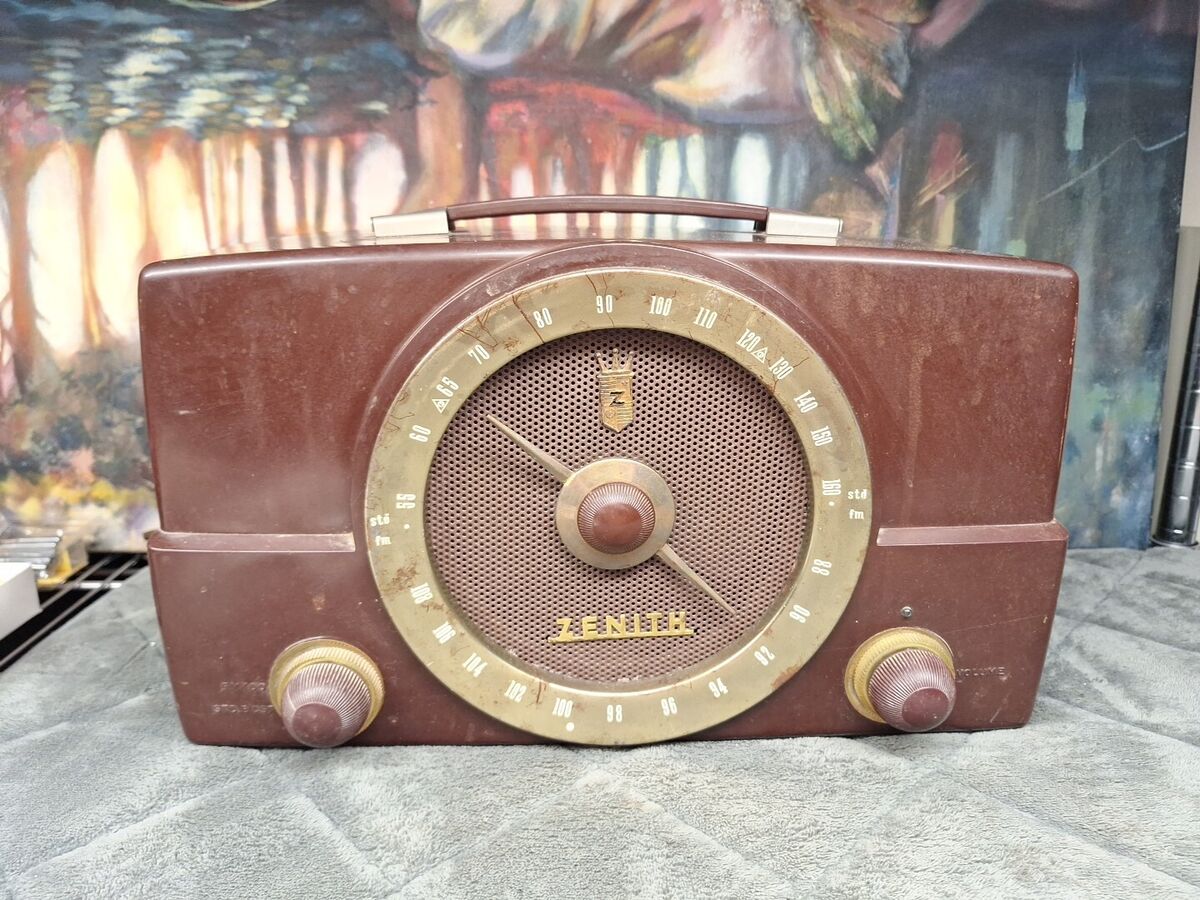 ZENITH S-17787 FM/AM BAKELITE TUBE RADIO WORLD WAR II ERA | eBay ZENITH S-17787 FM/AM BAKELITE TUBE RADIO WORLD WAR II ERA | eBay