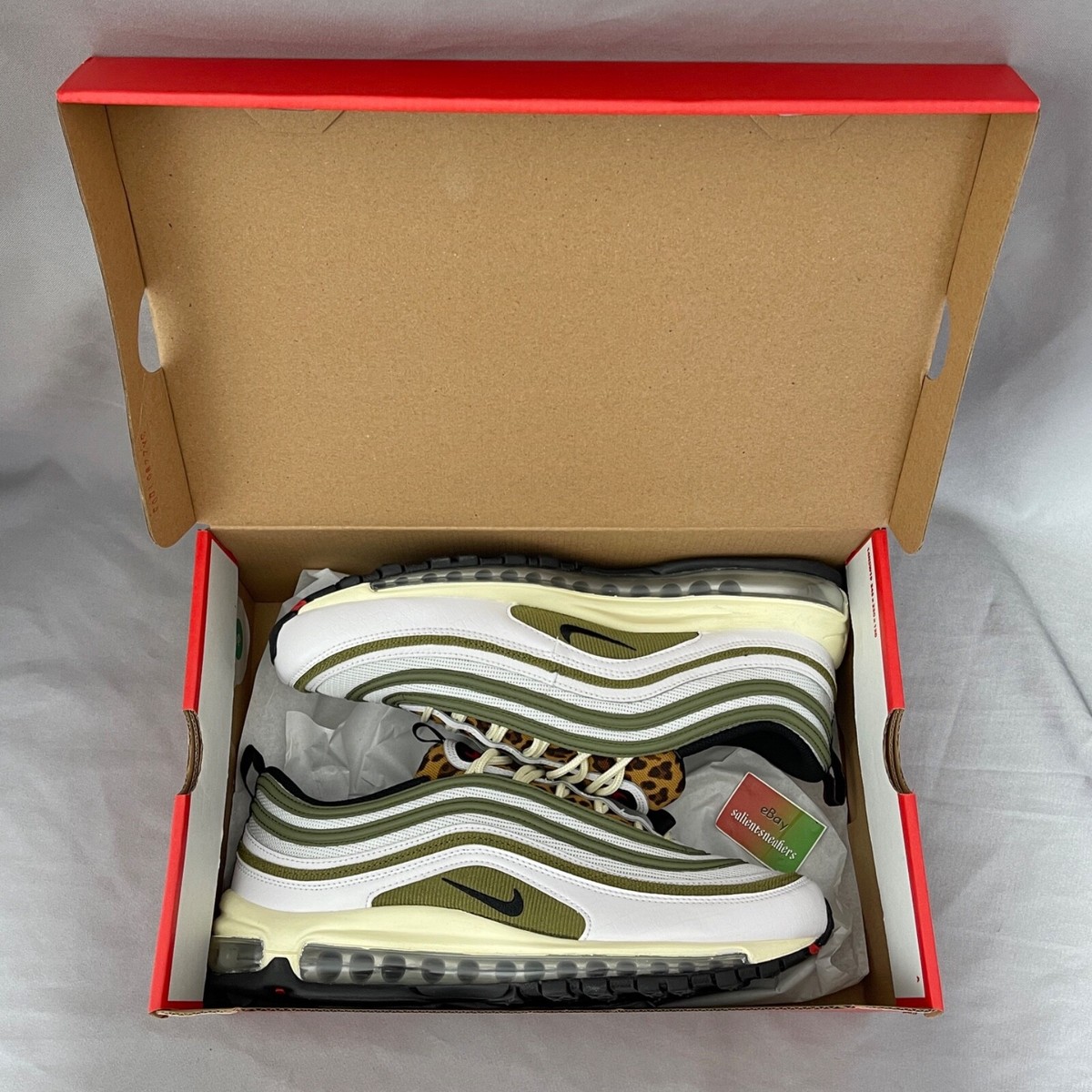 Nike Air Max 97 UK11 DX8973-100 white black coconut milk Nike Air Max 97 UK11 DX8973-100 white black coconut milk