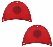 1957 CHEVY CHEVROLET TAIL LIGHT LENS  RED 1 PAIR NEW BELAIR 150 210 MODELS 