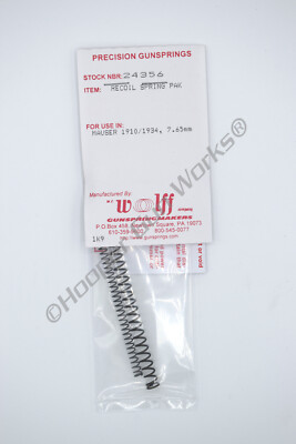 Wolff MAUSER 1910 & 1934 7.65MM, STD RECOIL SPRING PAK