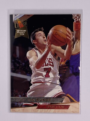 Toni Kukoc 1993-94 Fleer Ultra 2nd Round Draft Pick Rookie Bulls #221
