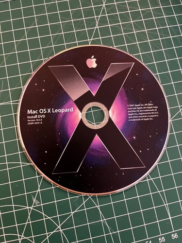 Mac OS X Leopard 10.5.6 Install DVD 2Z691-6341-A - Photo 2/2
