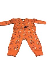 Baby sweat suit. 6-9 months. Cat and Jack. Burnt orange with reindeer.