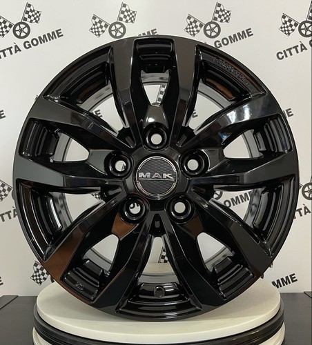 4 Alufelgen Fiat Ducato Light Camper Ab 17 " Neu MAK Black - Bild 2 von 3