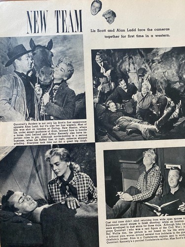 Red Mountain, Alan Ladd, Lizabeth Scott, Full Page Vintage Clipping, aa