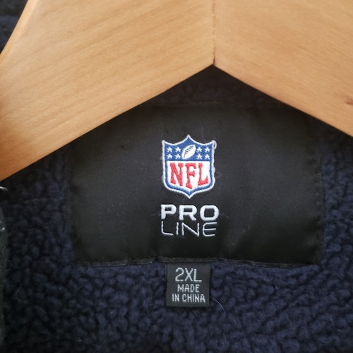 Chicago Bears NFL Pro Line Men's 2XL Full Zip Sherpa Lined Hoodie Sweatshirt XXL - Picture 12 of 16