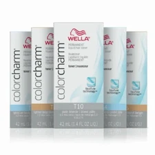 Wella Color Charm Toner 1.4oz (2Pack) (T10, T11, T14, T15, T18, T27, T28, T35)