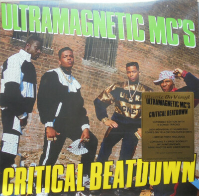 Ultramagnetic MC's  - Critical Beatdown 2xLP COLORED NUMBERED Kool Keith Record