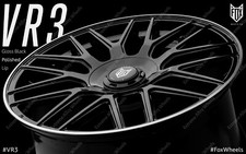 Alufelgen 19 Zoll VR3 f�r Bmw Mini F54 F55 F56 F57 F60 Coupe Cabrio 5x112 schwarz