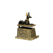 Anubis Schatulle MiniBox Totengott Figur Deko Ägypten ägyptische Statue Skulptur