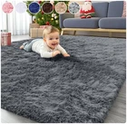 FLUFFY SHAGGY RUGS SOFT PILE FLOOR MATS CARPET FOR LIVING ROOM BEDROOM KITCHEN
