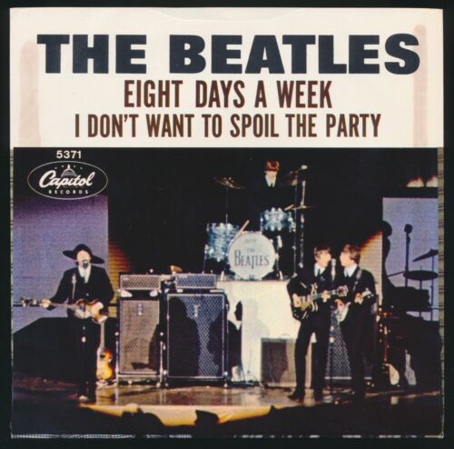 Beatles 1965 ' EIGHT DAYS A WEEK  ' WEST COAST PICTURE SLEEVE! N MINT CONDITION! - Photo 1 sur 2