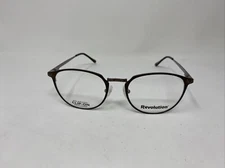 REVOLUTION EYEWEAR WARWICK BROWN 51/19/140 EYEGLASSES FRAME :T18