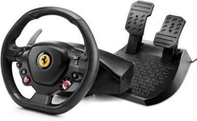 Rennlenkrad + Pedale Set Thrustmaster T80 Ferrari 488 GTB Edition PS4 PS5 PC (A5