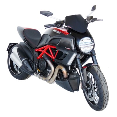 CUPOLINO GEN-X SCHWARZ BISATINIERT FÜR DUCATI 1200 DIAVEL 2011-2013