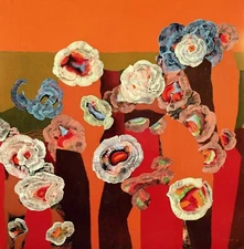 MAX ERNST Art Poster or Rolled Canvas Print "Shell Flowers"