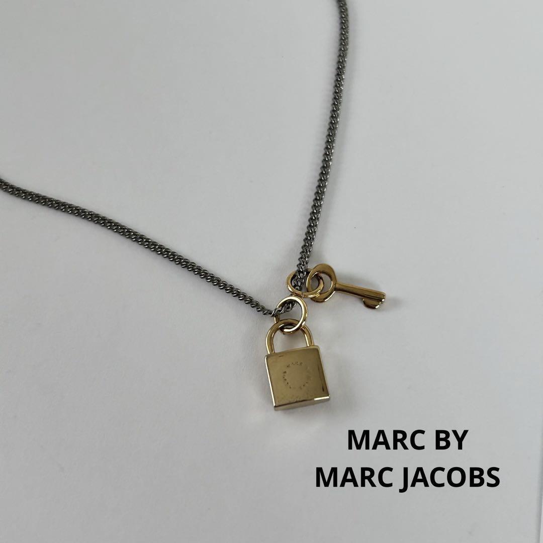 Marc by Marc Jacobs necklace, key, padlock, gold, silver | eBay