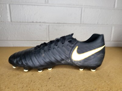 Nike Tiempo Rio IV FG Black & White 897759 002 Mens Size 10.5 | eBay