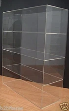 DS-Acrylic Counter top Display Case 16" x 6" x 19" Show Case Cabinet Shelves  