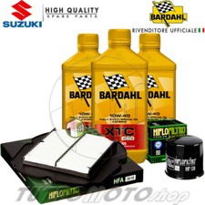Tagliando SUZUKI SFV 650 Gladius 2012 2013 2014 2015 Kit Olio Bardahl XTC Filtri