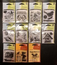 Inkadinkado Clear Stamps You Choose Valentines Beach Birds Halloween