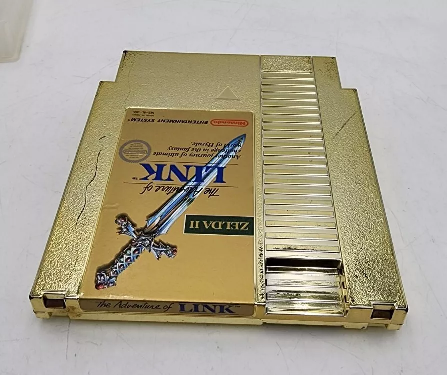 Legend of zelda 2 gold cartridge new arrivals