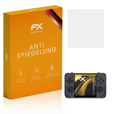 atFoliX 3x Panzerfolie für PowKiddy RGB30 Schutzfolie matt&stoßfest Folie