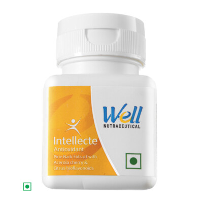 Well Herbal Intellecte Pine Bark Extract Acerola Cherry 30 Caps Free Ship