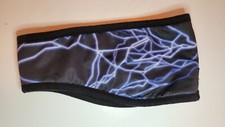 NWT Schampa Fleece-Lined Headband Poly/Spandex Blend Blue Lightning FLHBD002-36
