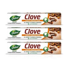 3No. Dabur Herbs Clove -Cavity Protection Toothpaste Natural - 200G - Free Ship